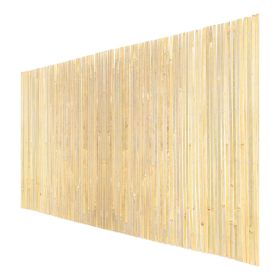 Natural Bamboo Fence Privacy Screen, Eco-Friendly Privacy Bamboo Slat Fence, 6 ft H x 13 ft L Decorative Bamboo Screen Panel, for Garden, Backyard