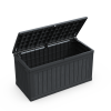 230 Gallon Large Outdoor Storage XXL Deck Box for Patio Furniture, Outdoor Cushions, Garden Tools and Sports/Pools Equipment, Waterproof Resin