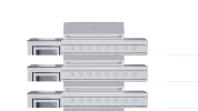 Large 8-Burner Outdoor BBQ Grill, 304 Food-Grade Stainless Steel, Electronic Ignition with Universal Wheels