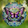 Wind Spinners Outdoor Butterfly -Birthday Gifts for Women Mom, Hanging Wind Sculptures Wind Spinners, 12 inch 3D Wind Spinner for Garden Decor for Out