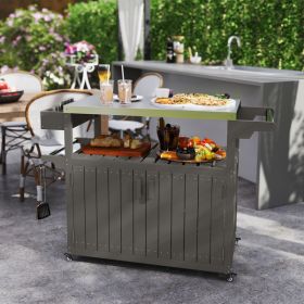 Camping Cart, Grill Cart, Outdoor Bar Cart