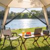 12'x12' Camping Screen Tent - Portable Screen Canopy 8-10 Person&Instant UV Resistant Sun Shelter,Easy to Set Up&Mosquito Net Tent&Waterproof