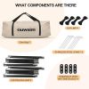 12'x12' Camping Screen Tent - Portable Screen Canopy 8-10 Person&Instant UV Resistant Sun Shelter,Easy to Set Up&Mosquito Net Tent&Waterproof