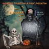Halloween Tombstone and Half Skeleton