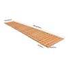 Wooden Garden Pathway, 8 ft L x 17 in W, Non-Slip Straight Garden Walkway, Roll Out Cedar Outdoor Walkway Path with Wire Rope Connection, Decorative G
