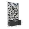 Trellis Garden Bed, Freestanding or Wall Mounted Flower Bed for Climbing Plants, Outside Garden, Inside Balcony