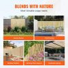 Natural Bamboo Privacy Fence Screen, Eco-Friendly Privacy Bamboo Slat Fence, 6 ft H x 16 ft L Decorative Bamboo Screen Panel, for Garden, Backyard