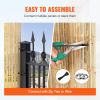Natural Bamboo Privacy Fence Screen, Eco-Friendly Privacy Bamboo Slat Fence, 6 ft H x 16 ft L Decorative Bamboo Screen Panel, for Garden, Backyard