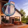 Wind Spinners Outdoor Butterfly -Birthday Gifts for Women Mom, Hanging Wind Sculptures Wind Spinners, 12 inch 3D Wind Spinner for Garden Decor for Out