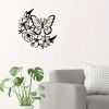 CIFbuy Moon Phase Butterfly iron Wall Art Bohemian Hanging Decor Indoor Outdoor Waterproof Sculpture Gift (TikTok, temu pick-up service)