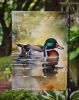 Wood Duck Garden Flag Mailbox Flag Decorative Yard Flag Banner Outside Patio Artwork Yard Flower Beds, Garden Size, Multicolor