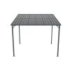 Outdoor Pergola 8' x 10' Metal Inclined Roof Pergolas Waterproof Wall-mounted iron sheet shed Gazebo for Patio,Garden,Yard