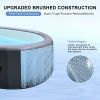 Hot Tub Inflatable Portable Oval Spa 2 Person Hot Tub with 180 Bubble Jets, Cover, Filter Cartridges, Pump