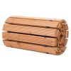 Wooden Garden Pathway, 8 ft L x 17 in W, Non-Slip Straight Garden Walkway, Roll Out Cedar Outdoor Walkway Path with Wire Rope Connection, Decorative G