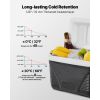 Portable Cooler, 8.5 QT Hard Cooler with Ice Retention and Heavy-Duty Handles, Lightweight Rigid Material Insulated Portable Cooler, Suitable for Fami