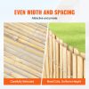 Natural Bamboo Fence Privacy Screen, Eco-Friendly Privacy Bamboo Slat Fence, 6 ft H x 13 ft L Decorative Bamboo Screen Panel, for Garden, Backyard