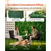 Artificial Grass Wall Panels, 12 PCS 20 x 20 inch, 3D Combination Greenery Boxwood Panel for Indoor Outdoor Green Decor & Ivy Fence Covering