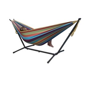 Tropical Fabric Double Hammock