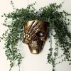 Wall Planter for Indoor Outdoor Plants, Hanging Skull Vase Unique Face Flower Pot Head Planters