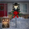 Christmas Garden Jesus Scene Decor, Solar Lighted Outdoor Nativity Set with 9 LED Lights, Christmas Decoration for Indoor Outdoor Holiday Party Garden