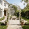 Metal Garden Arch Assemble Freely with 8 Styles Garden Arbor Trellis Climbing Plants Support Rose Arch