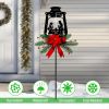 Christmas Garden Jesus Scene Decor, Solar Lighted Outdoor Nativity Set with 9 LED Lights, Christmas Decoration for Indoor Outdoor Holiday Party Garden
