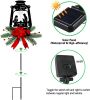Christmas Garden Jesus Scene Decor, Solar Lighted Outdoor Nativity Set with 9 LED Lights, Christmas Decoration for Indoor Outdoor Holiday Party Garden
