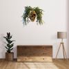 Wall Planter for Indoor Outdoor Plants, Hanging Skull Vase Unique Face Flower Pot Head Planters